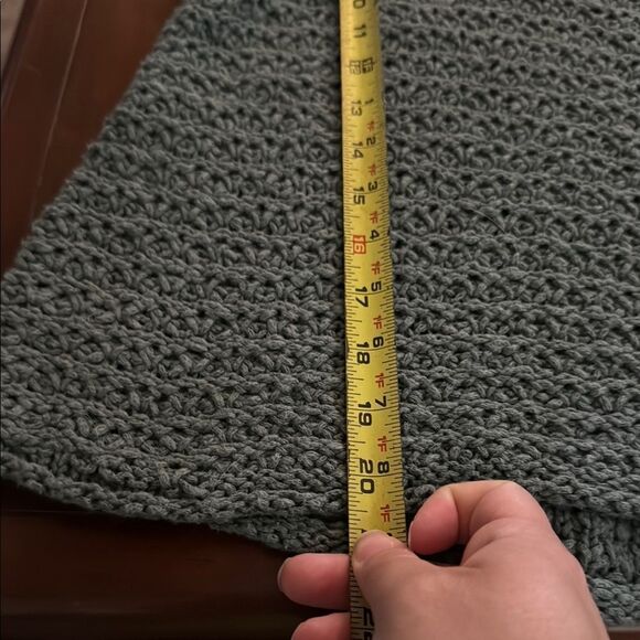 Aerie Green Cropped Ribbed Tank Top - Picture 7 of 7